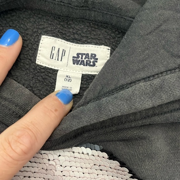 Gap Star Wars death Vader Holographic Hoodie, Size XL 12 - Picture 4 of 4